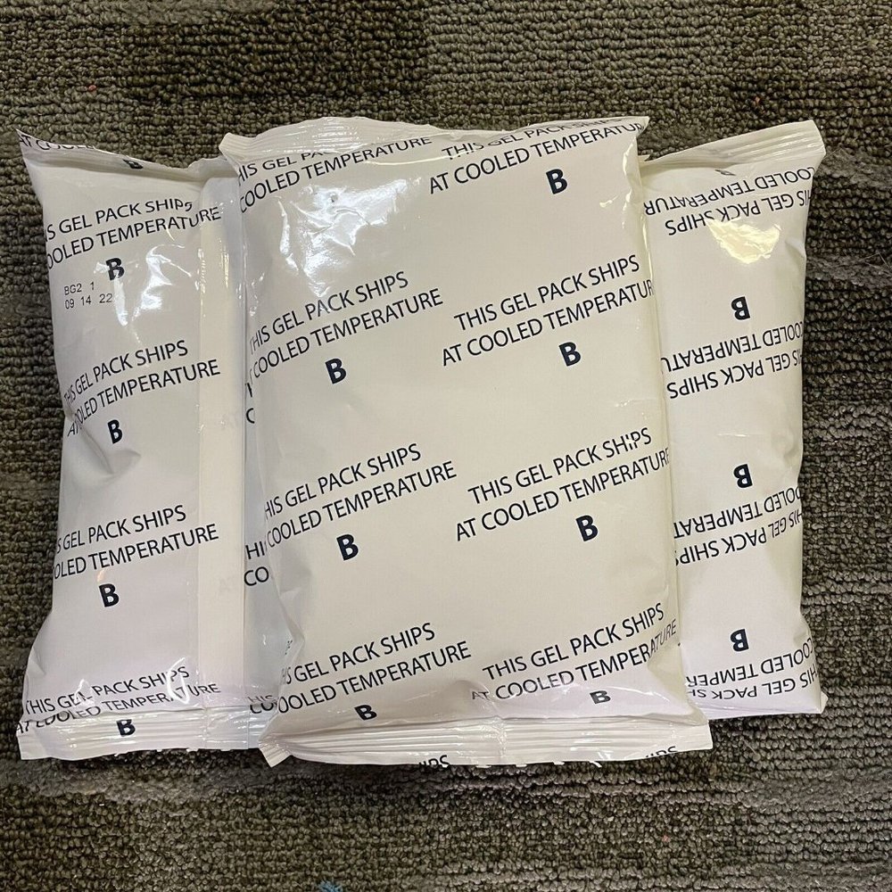 3 Ice Cold Freezer Reusable Gel Packs Refrigerants Ice Pack Travel Large B Size